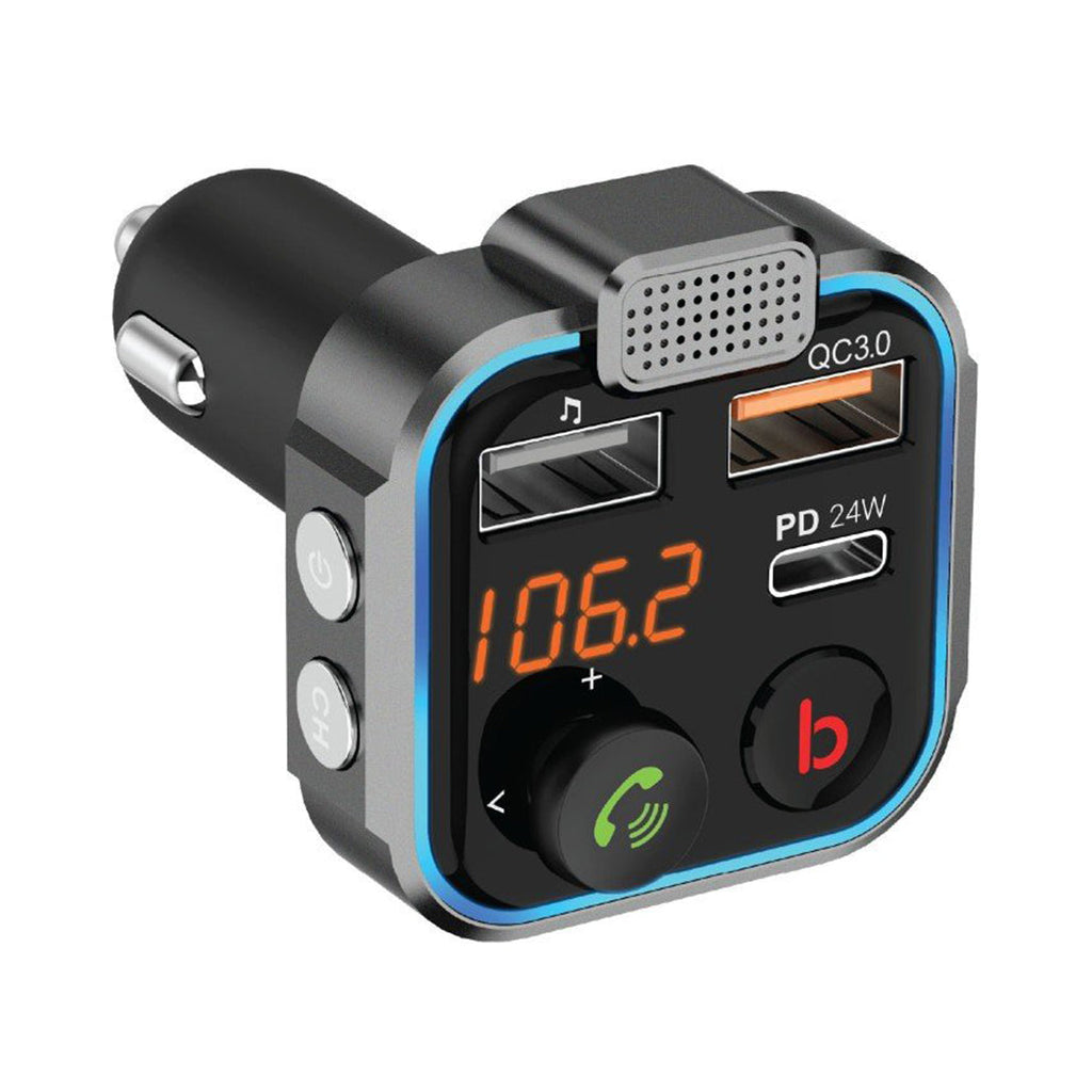Porodo Smart Car Charger - FM Transmitter