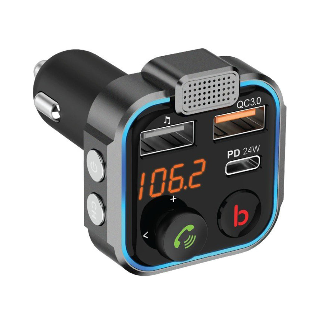 Porodo Smart Car Charger - FM Transmitter