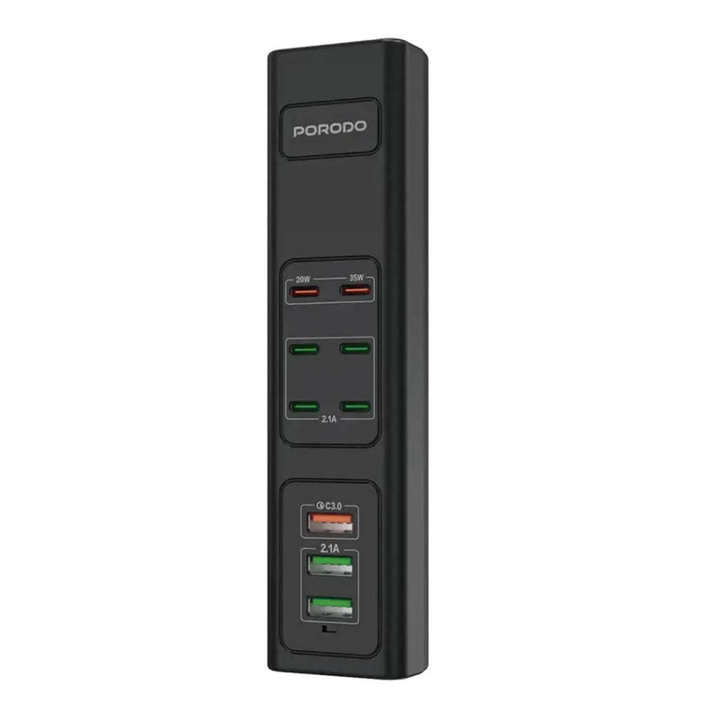 Porodo 85W Multi-Port USB Charging Hub - Fast Charging