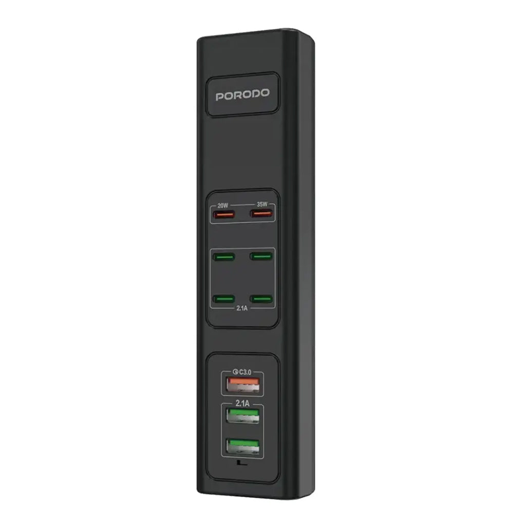 Porodo 85W Multi-Port USB Charging Hub - Fast Charging