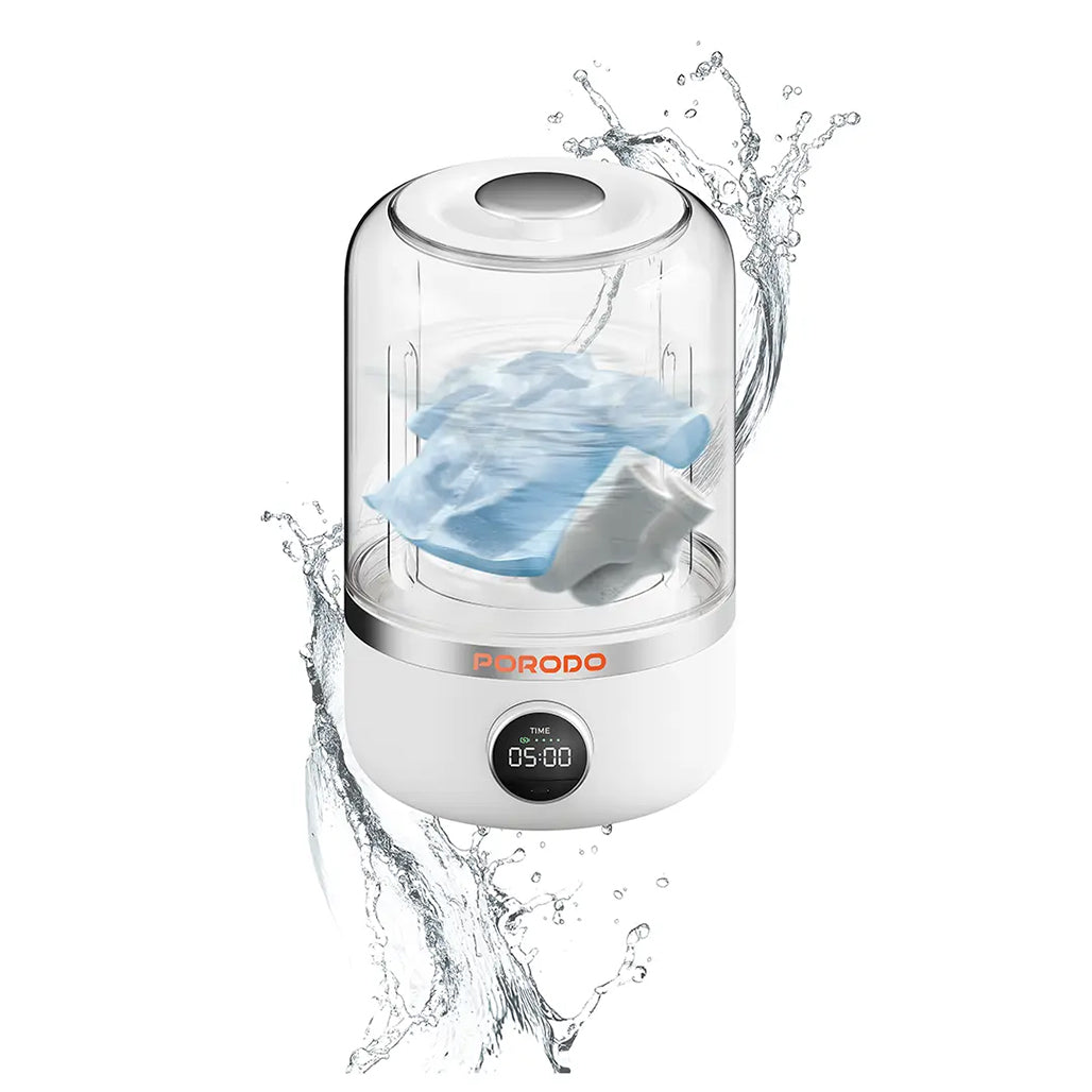 Porodo Lifestyle Cordless Mini Washing Machine