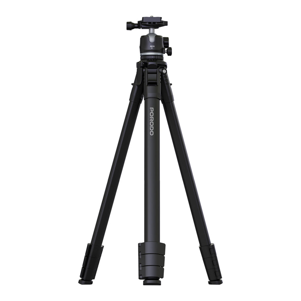 Porodo Ultra-Light Aluminum Tripod - Black