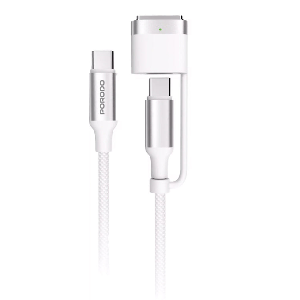 Porodo 2-In-1 Cable Magsafe 3 Charging Cable