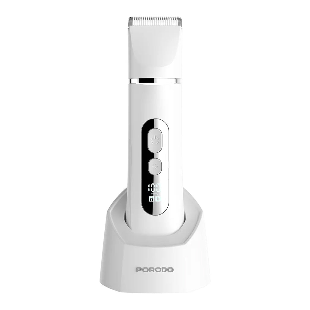 Porodo 4-In-1 Face & Body Electric Trimmer with Smart LED Display