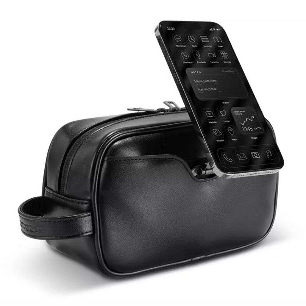 Porodo Lifestyle MagSafe Travel Pouch with Phone Holder - PDLFSTP258BK
