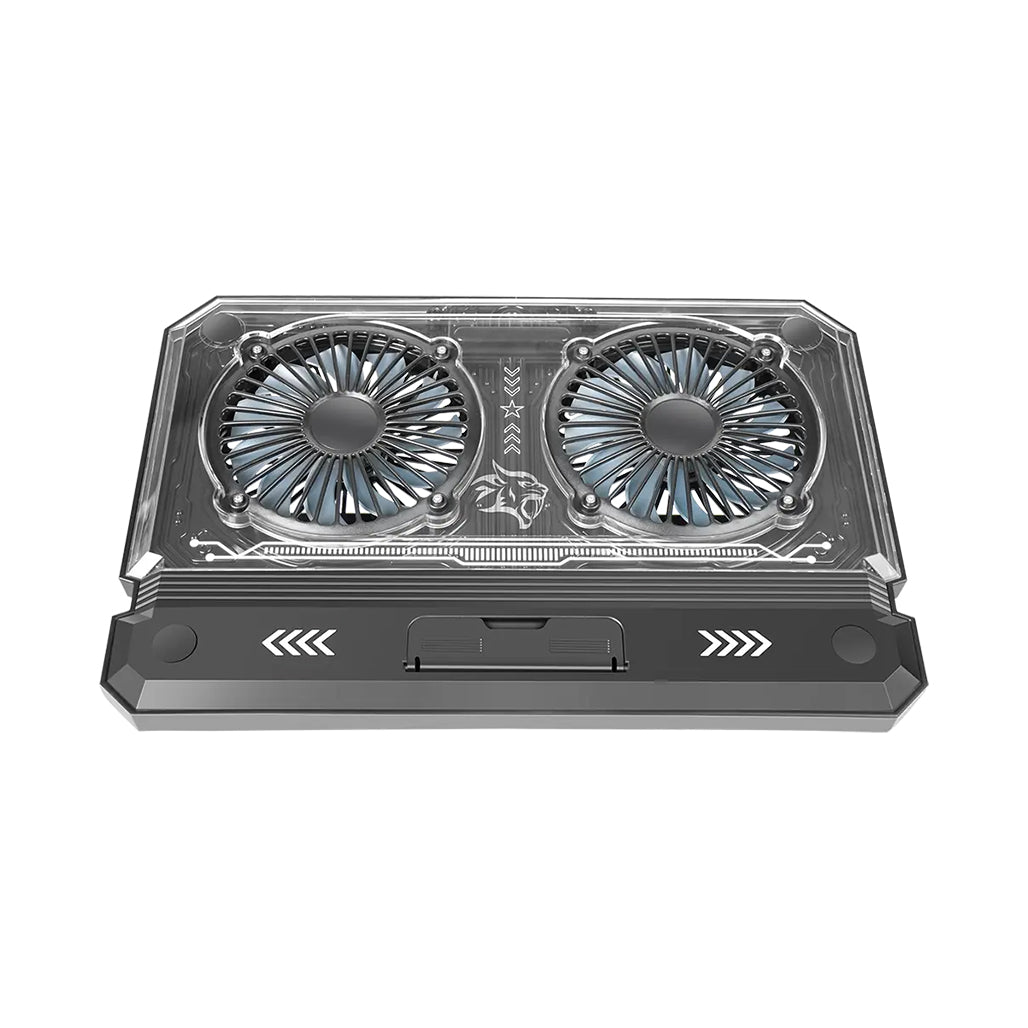 Porodo PDX121 Gaming Crystal Shell Laptop Cooling Pad