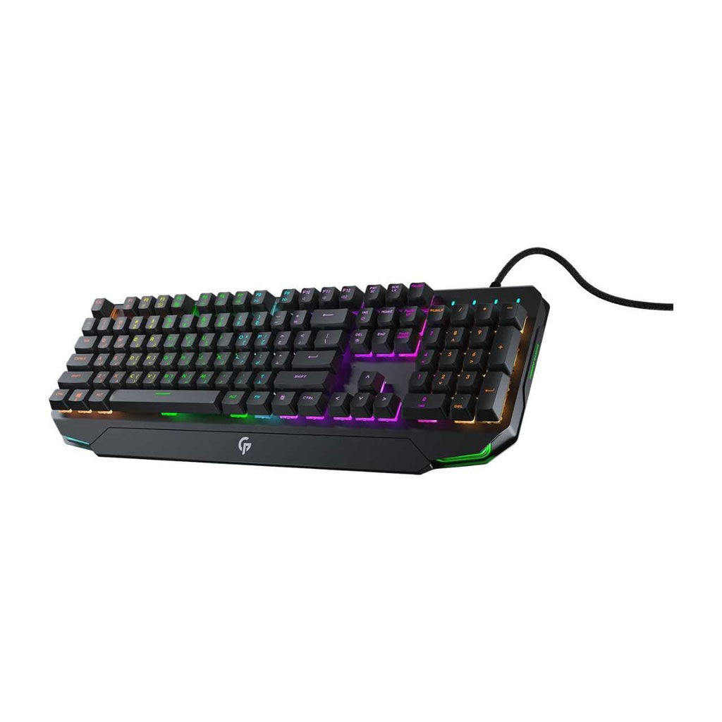 Porodo PDX217 Keyboard Ultra With Rainbow Lighting And Aluminum Panel