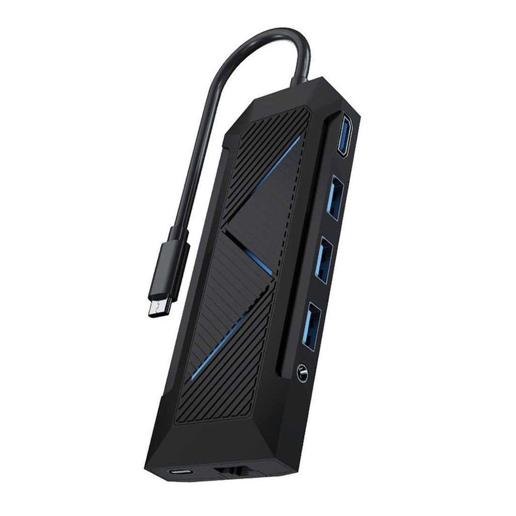 Porodo Gaming PDX520 - 9in1 USB-C Hub Gamers Edition