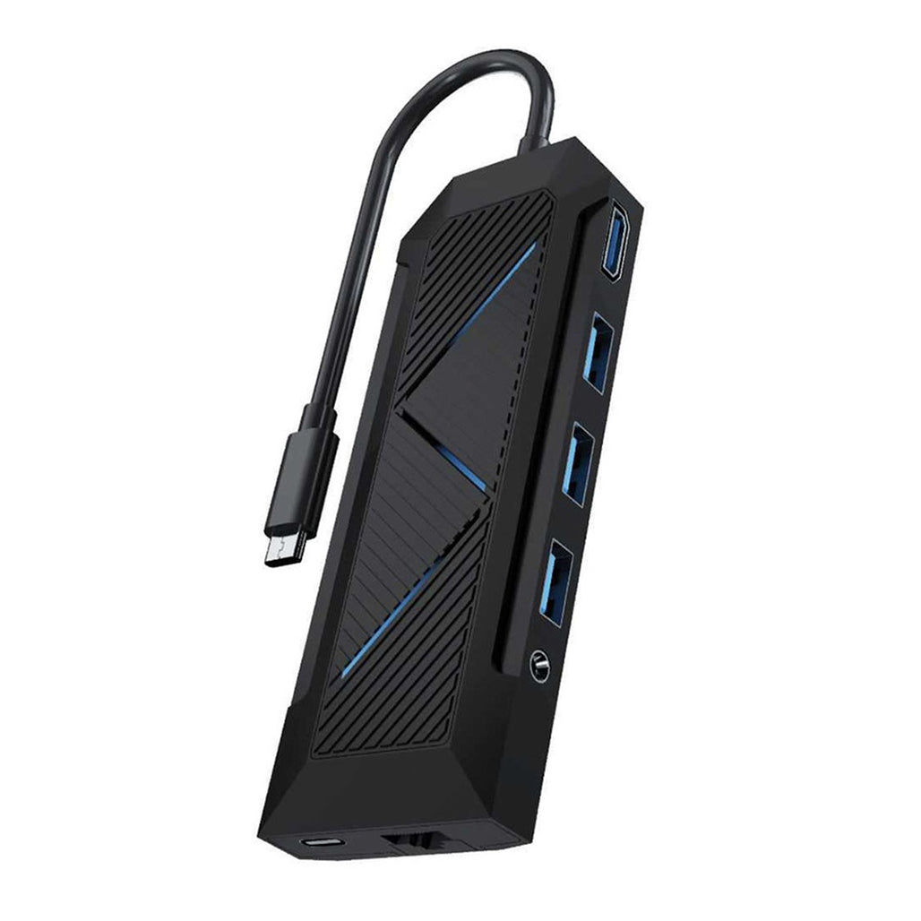 Porodo Gaming PDX520 - 9in1 USB-C Hub Gamers Edition