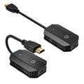 Powerology Wireless HDMI Mirroring Adaptor Pair with USB-C Cable Full HD 1080P - Black