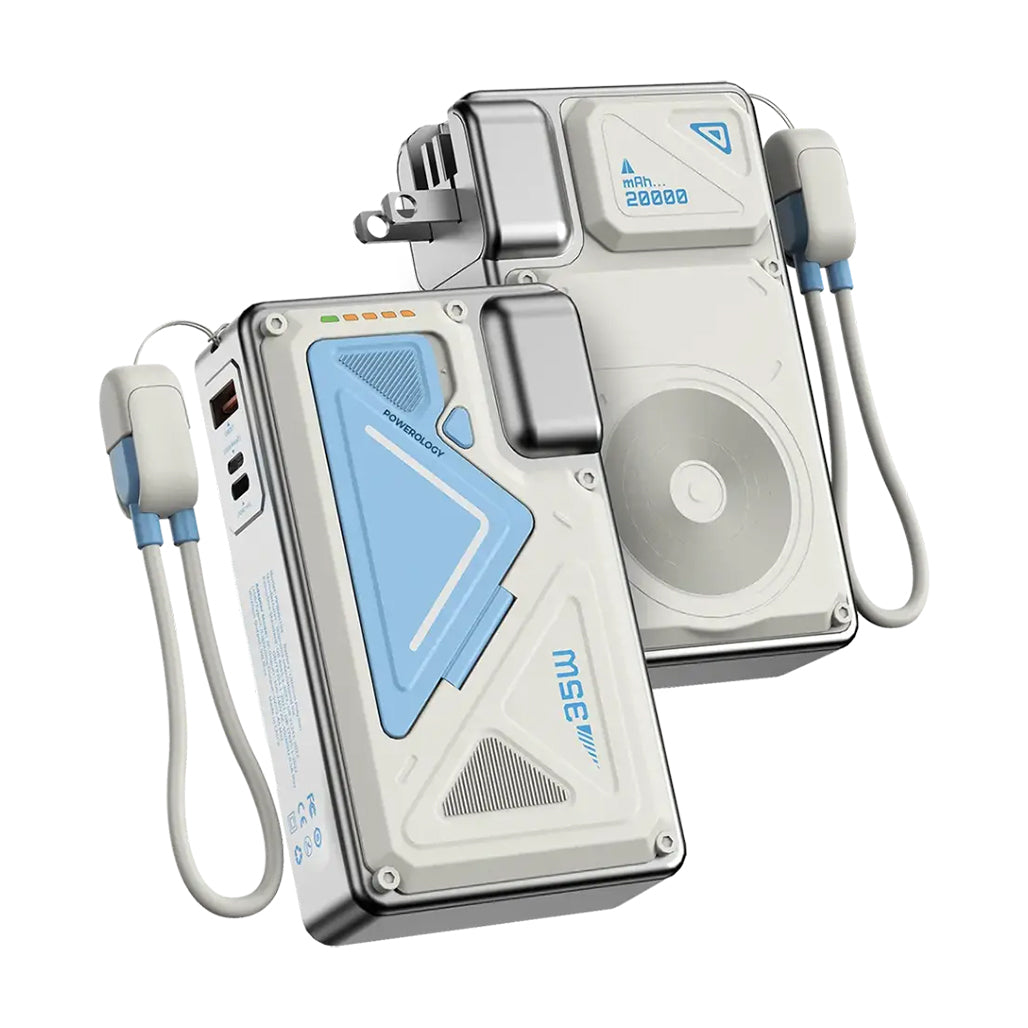 Powerology Wall Charger MagSafe Power Bank 20000mAh