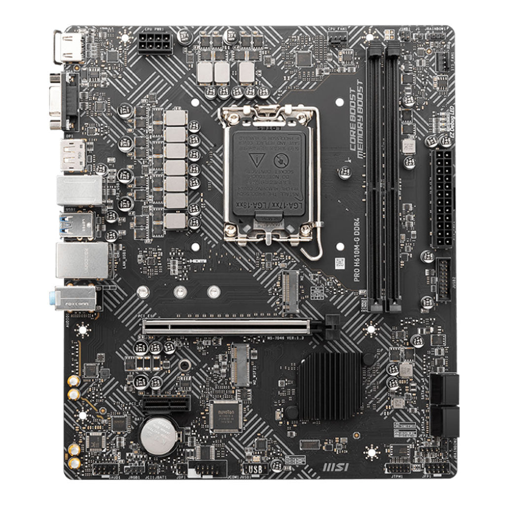 MSI PRO H610M-G DDR4 Motherboard