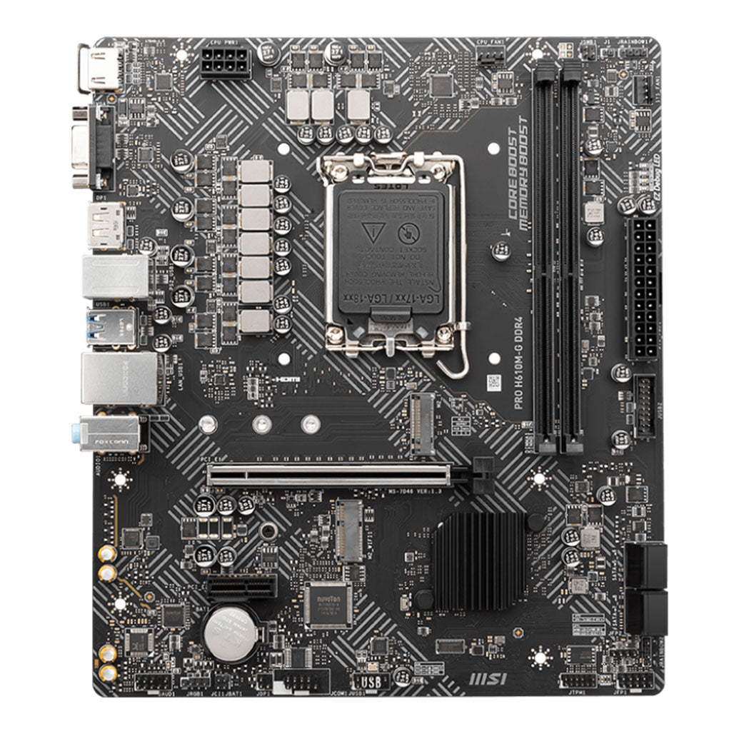 MSI PRO H610M-G DDR4 Motherboard