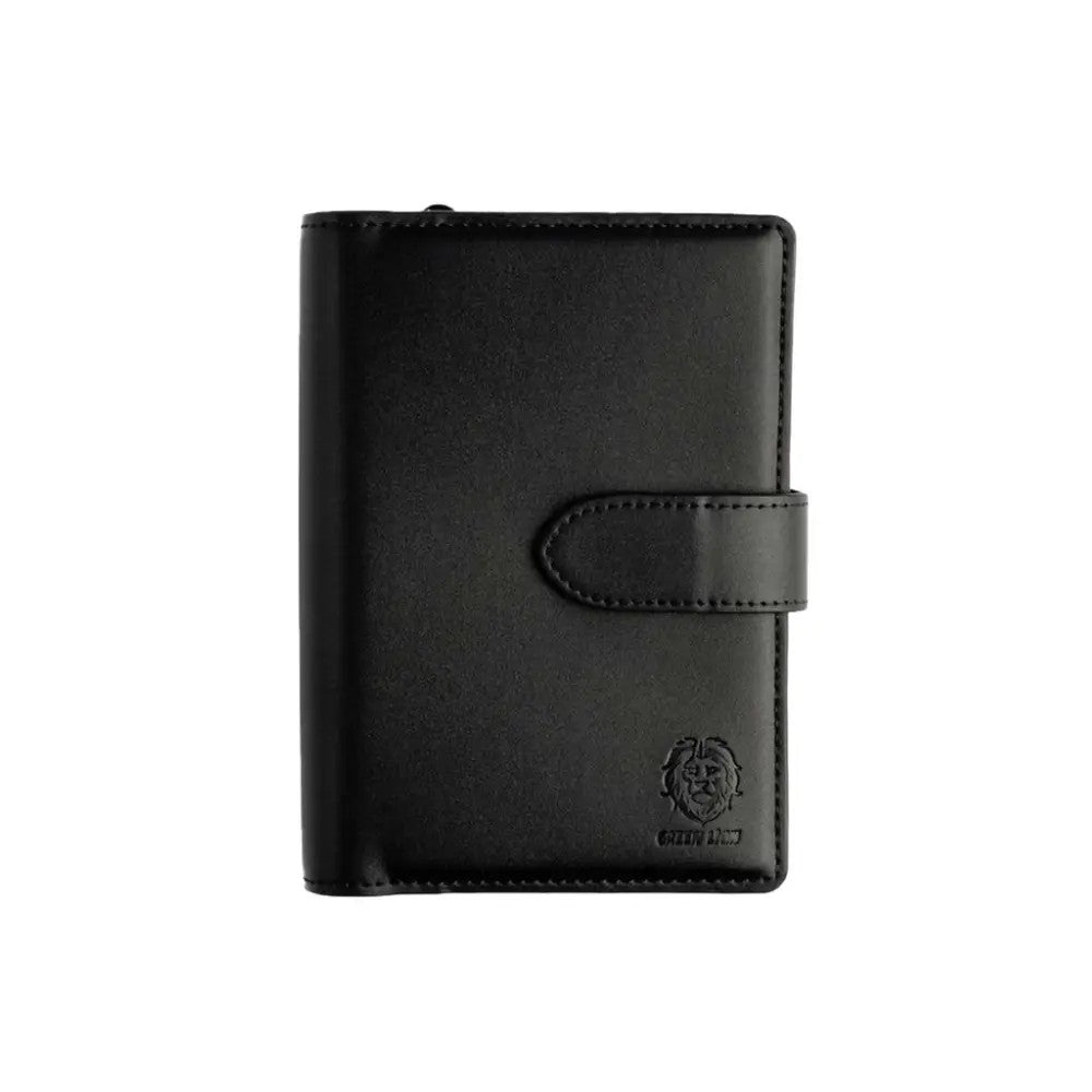 Green Lion Passport Pouch - Black