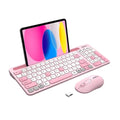 Micropack Km-238w Ifree Pro 2 Antibacterial Bluetooth Wireless Three Modes Wireless Combo Keyboard & Mouse ,White