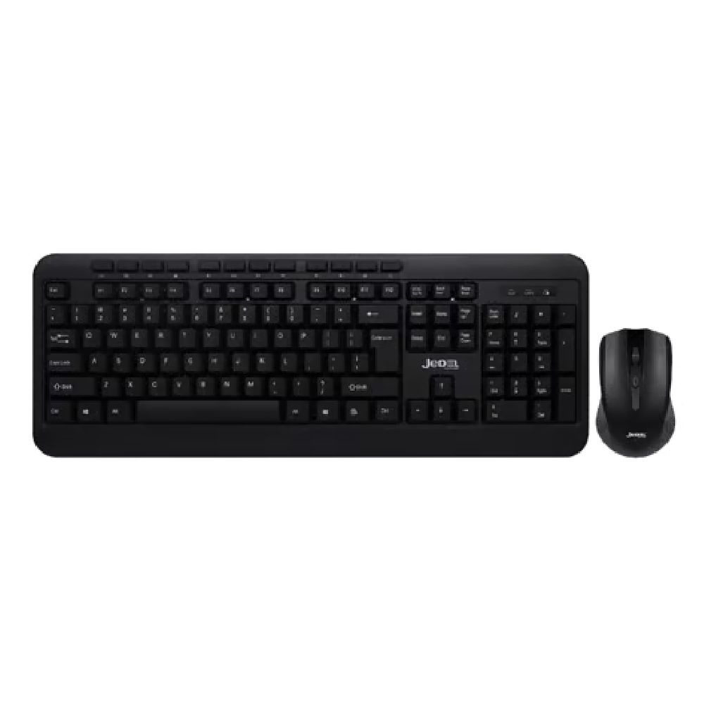 Jedel Wireless Keyboard and Mouse Combo, Black | WS881