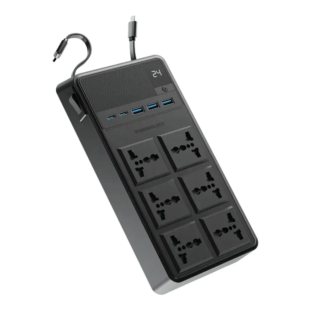 Powerology 2500W 6AC Power Strip