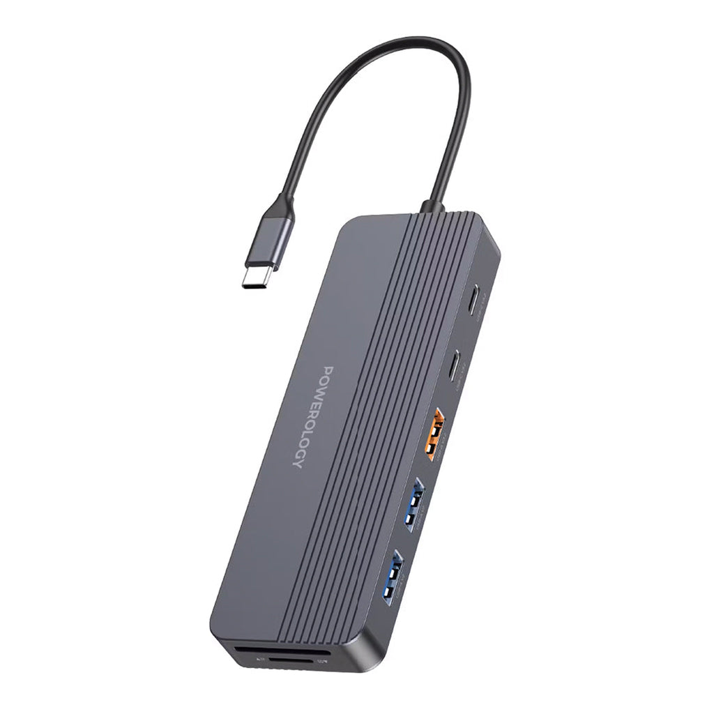 Powerology 12-in-1 USB-C Multi-Port Hub