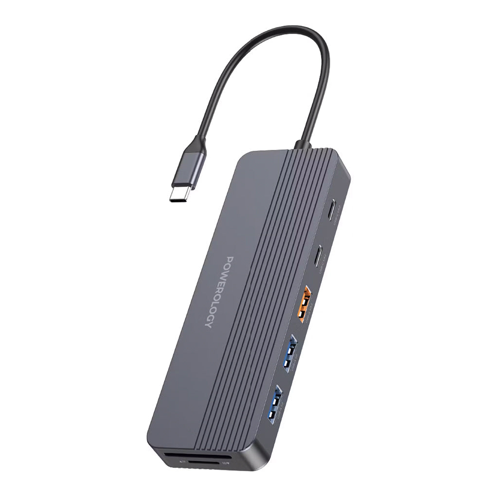 Powerology 12-in-1 USB-C Multi-Port Hub