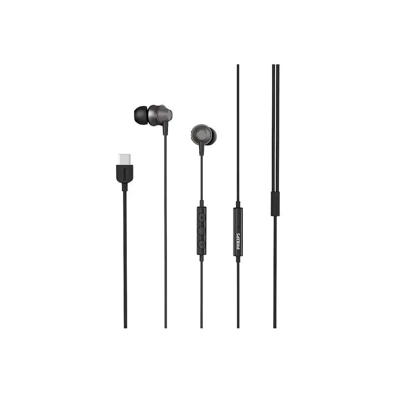 Philips Earphone TAE1020BK/93 USB-C Black