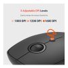 Porodo 2 in 1 Wireless Bluetooth Mouse