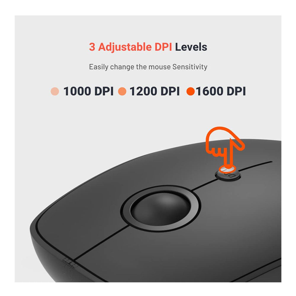Porodo 2 in 1 Wireless Bluetooth Mouse