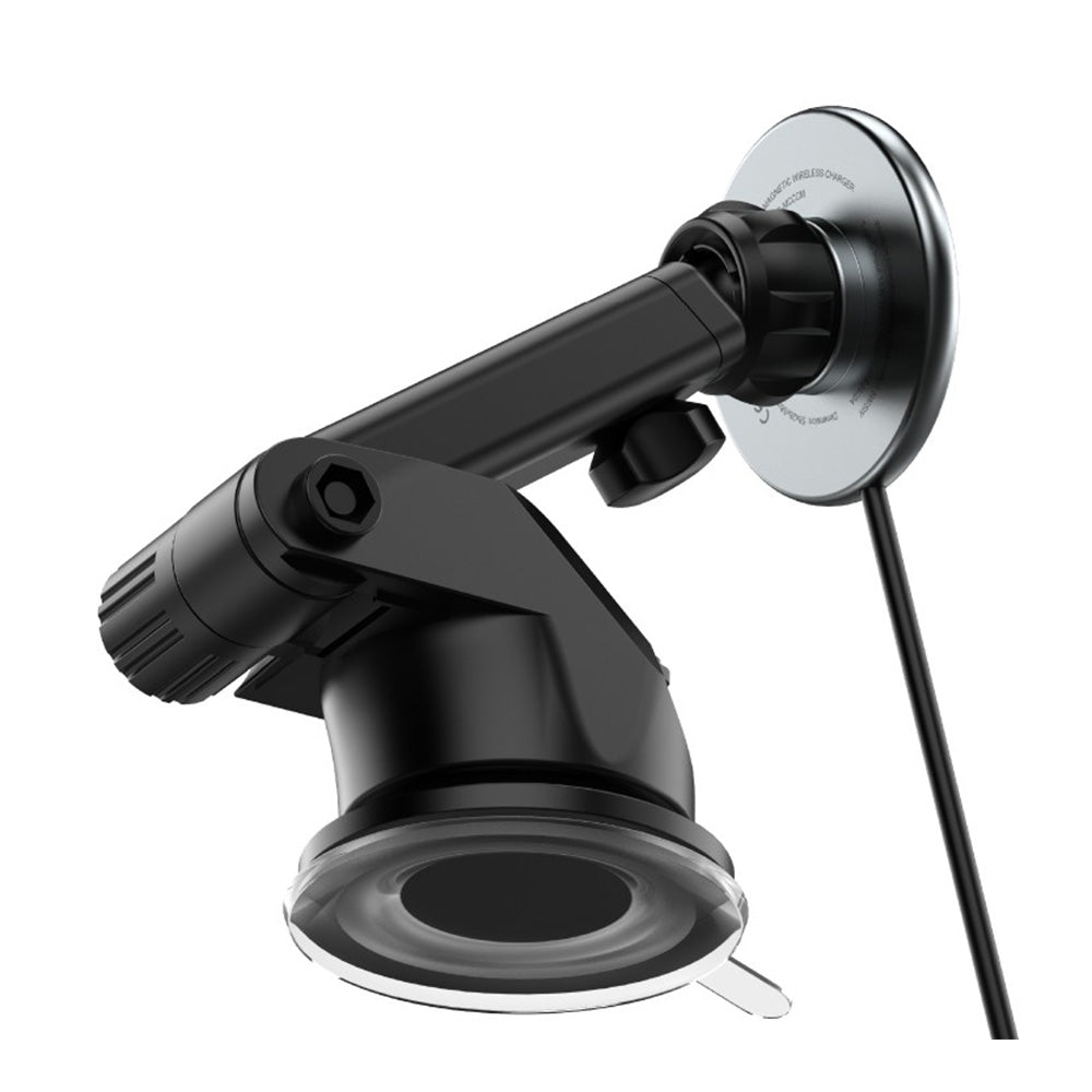Porodo, 3 In 1 Magnetic Car Charger Mount 15W With 20W PD Car Charger