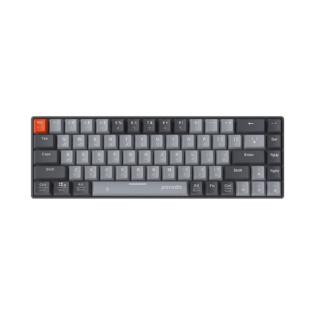 Porodo 68-Keys Wireless Mechanical Keyboard