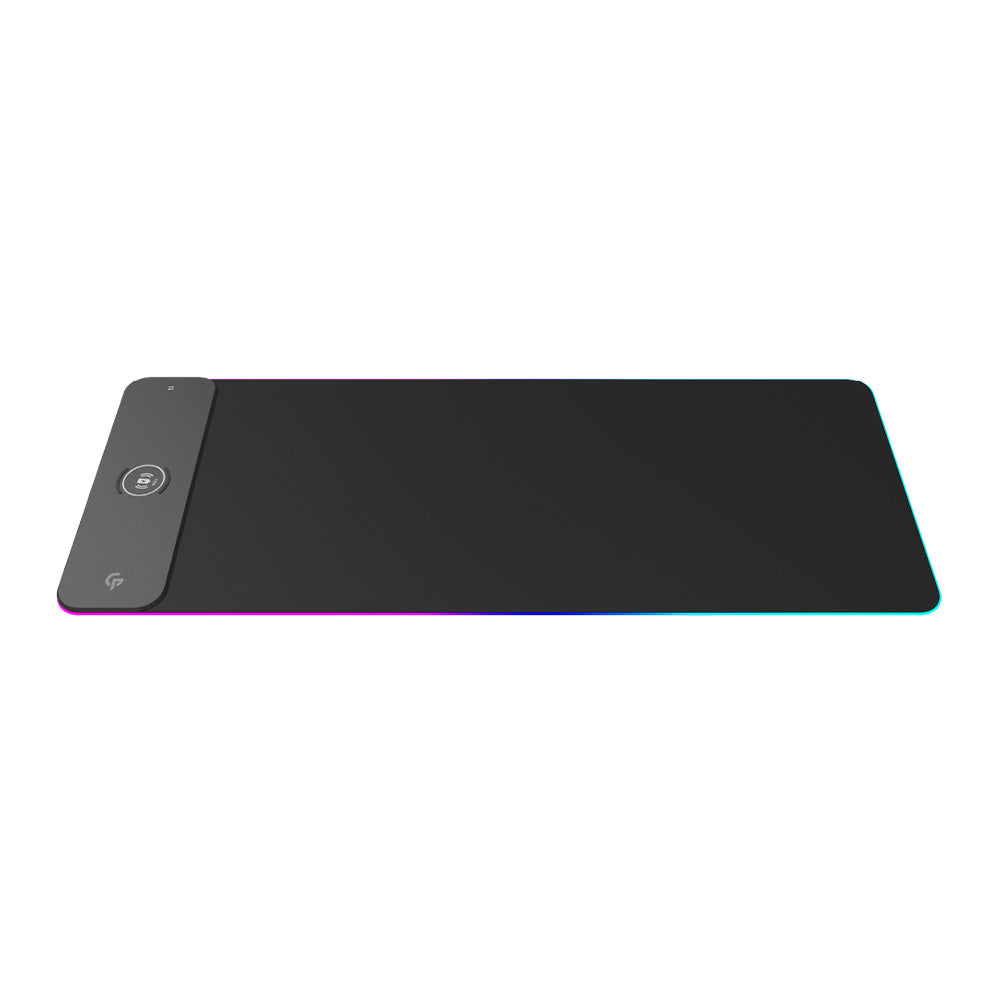 Porodo Gaming RGB Gaming Mouse Pad With 15W Fast Wireless Charger