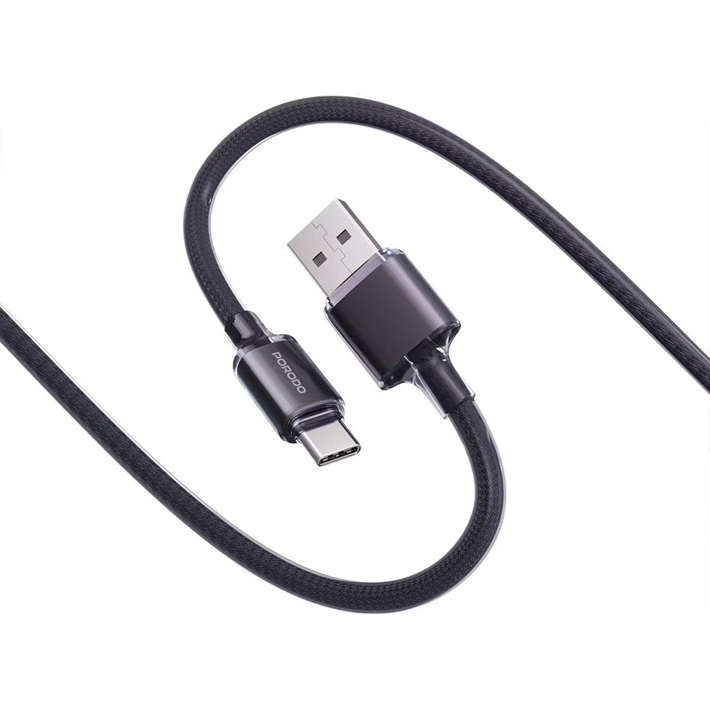 Porodo USB-A To USB-C Braided Cable