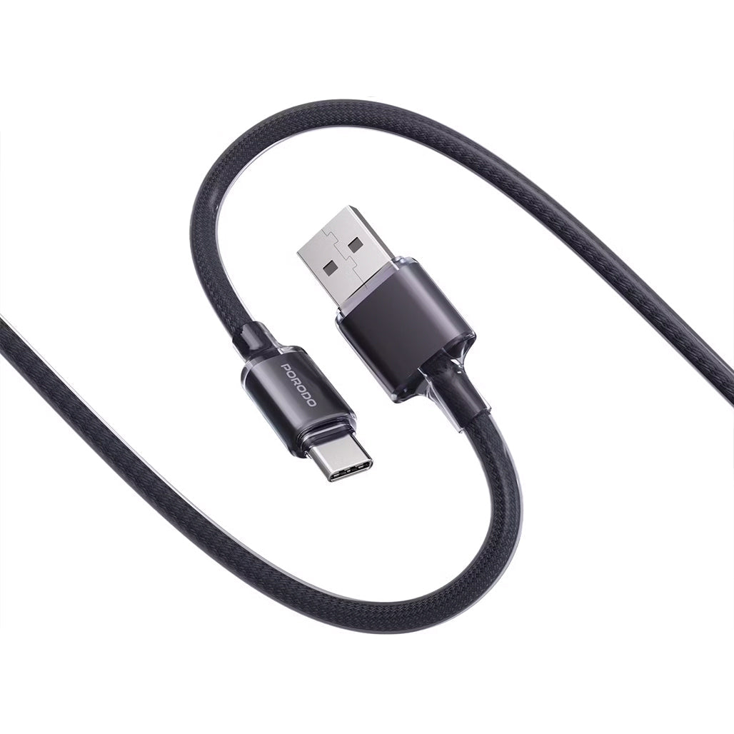 Porodo USB-A To USB-C Braided Cable