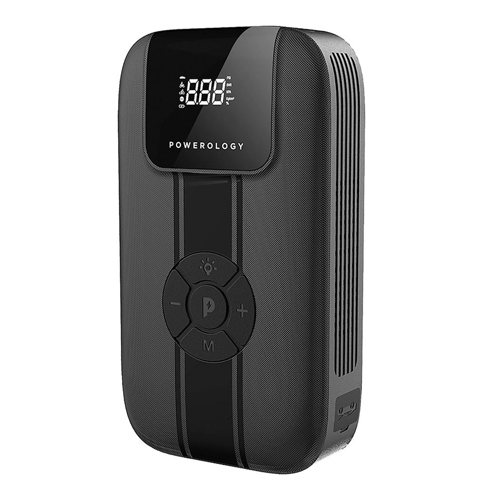 Powerology 11200mAh Jump Starter With Air Compressor