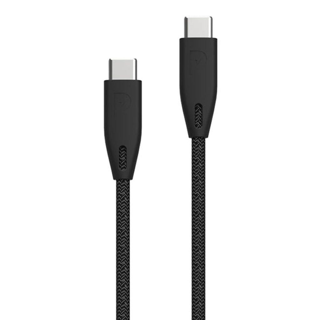Powerology Braided USB-C to USB-C Cable - 2m