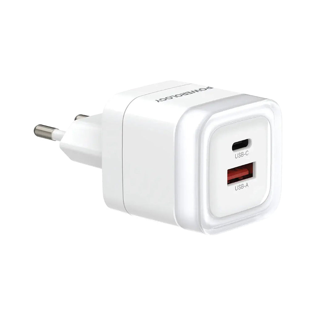 Powerology Dual-Port Fast Charging Adapter