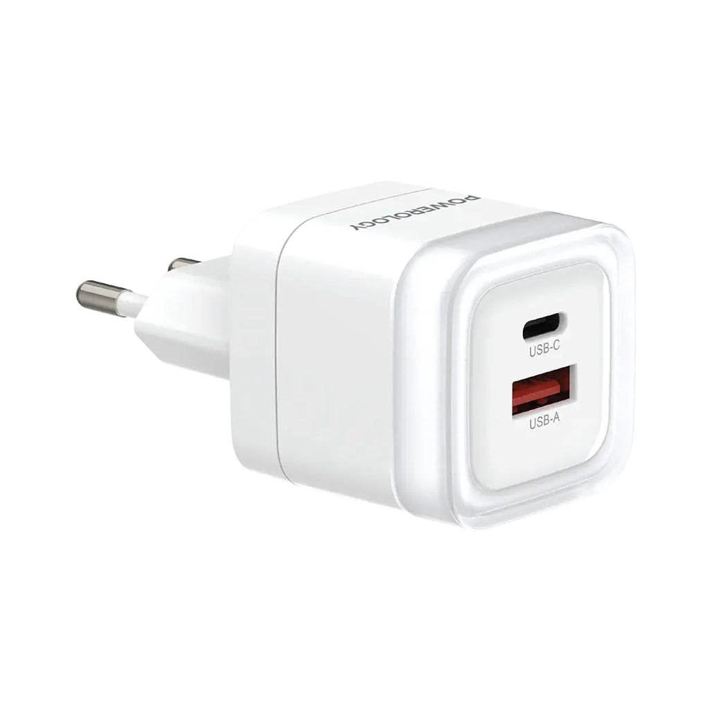 Powerology Dual-Port Fast Charging Adapter