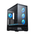 XASTRA Q700 Black Mid Tower Computer Case With 7 ARGB Fans