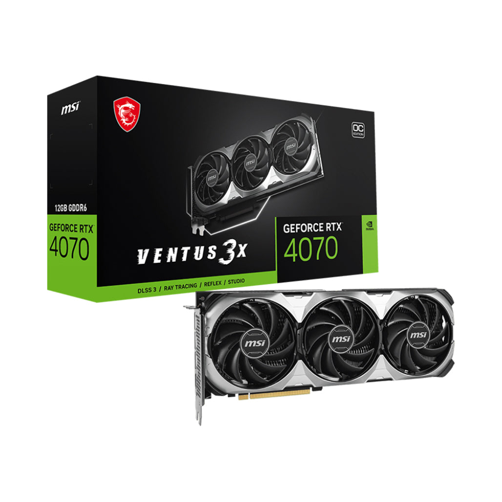 MSI GeForce RTX™ 4070 VENTUS 3X E1 12G OC