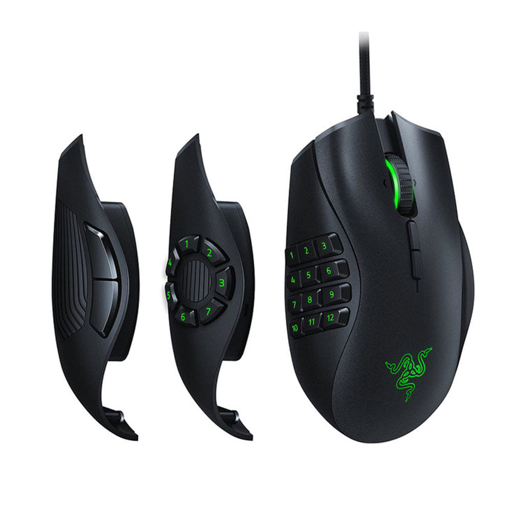 Razer Naga Trinity - Multicolor Wired MMO Gaming Mouse
