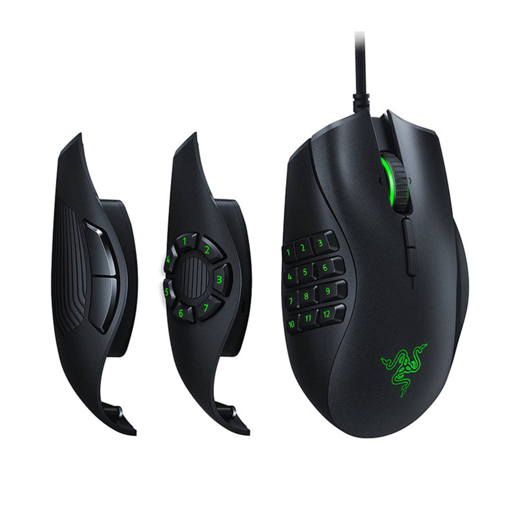 Razer Naga Trinity - Multicolor Wired MMO Gaming Mouse