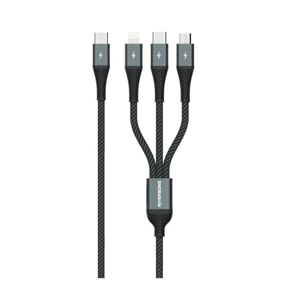 Riversong Infinity 09 Cable 3in1 USB-C Fast Charging C61-T
