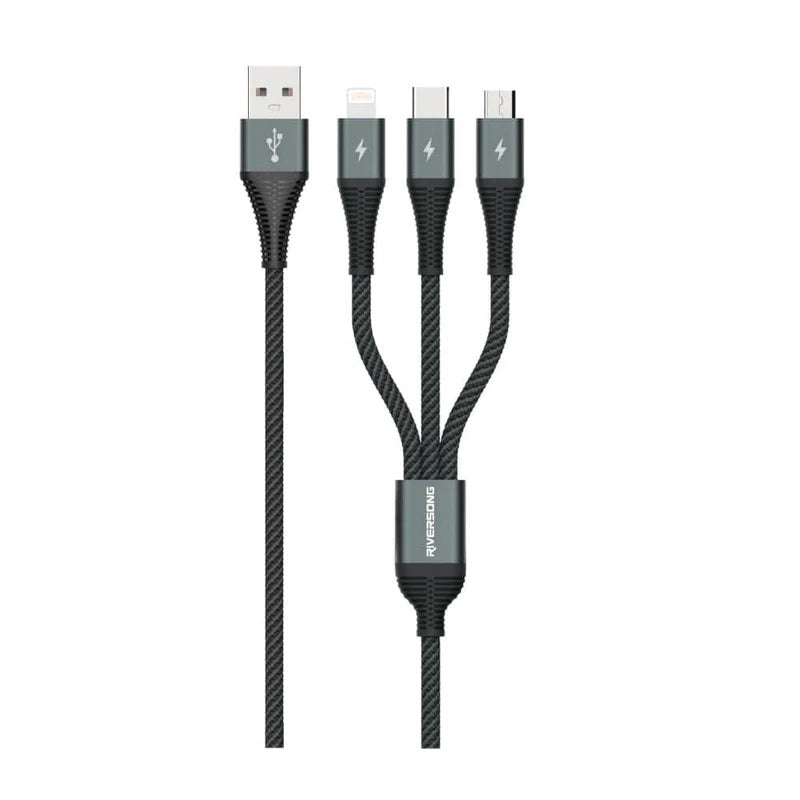 Riversong Infinity 09 Cable 3in1 USB-A Fast Charging C61