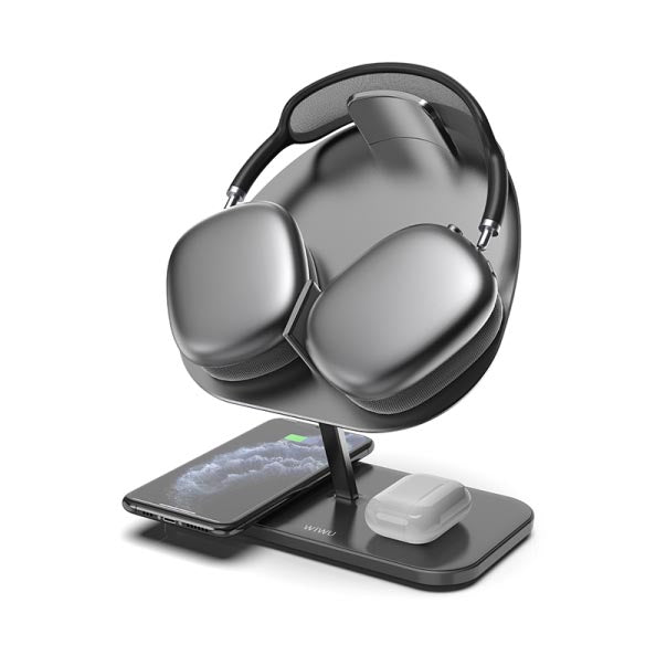 WIWU M15 Hubble Stand Wireless Charger Gray