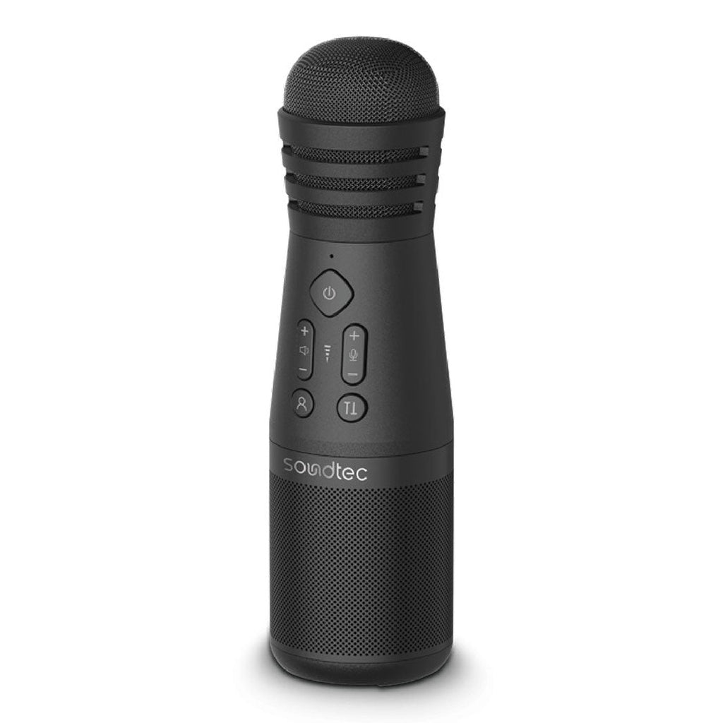 Soundtec By Porodo Karaoke Microphone With Built-In Speaker.