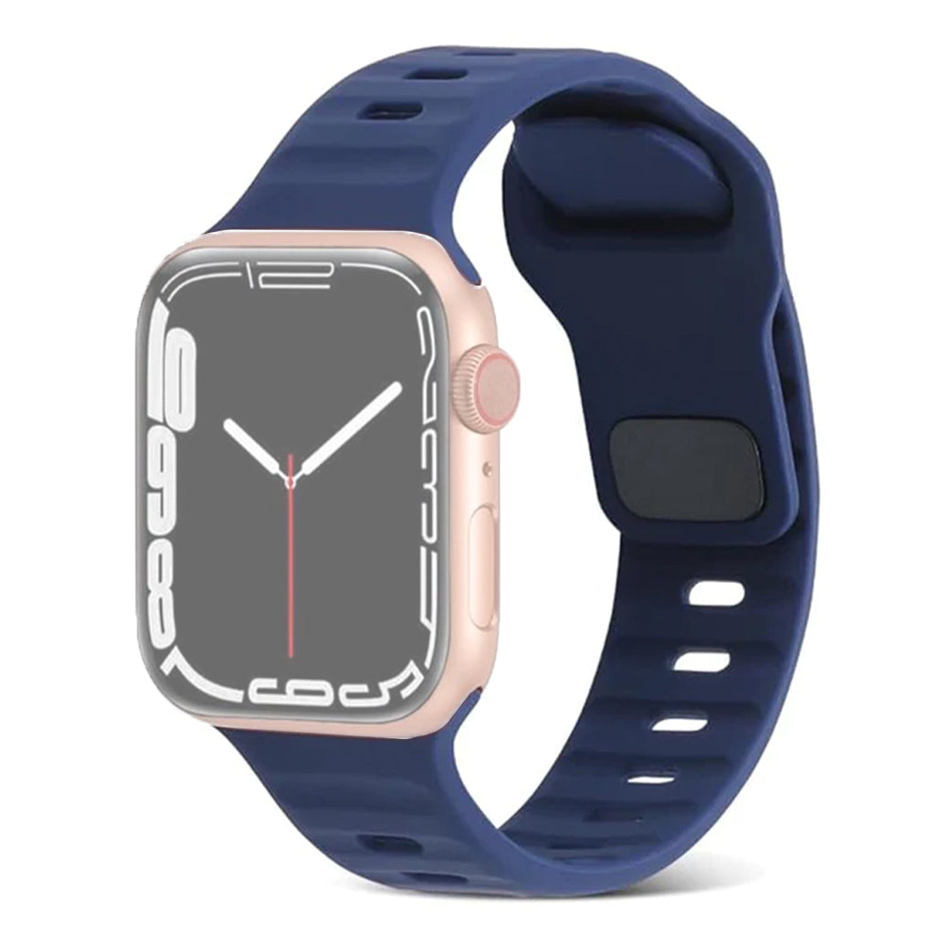 Spigen Silicone Sport Strap for Apple Watch - Navy, Price in