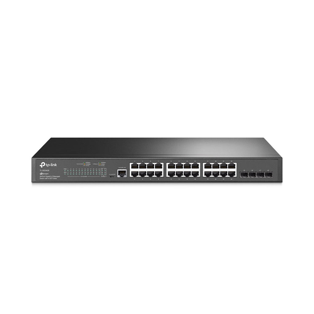 TP-Link TL-SG3428 JetStream 24-Port Gigabit L2 Managed Switch