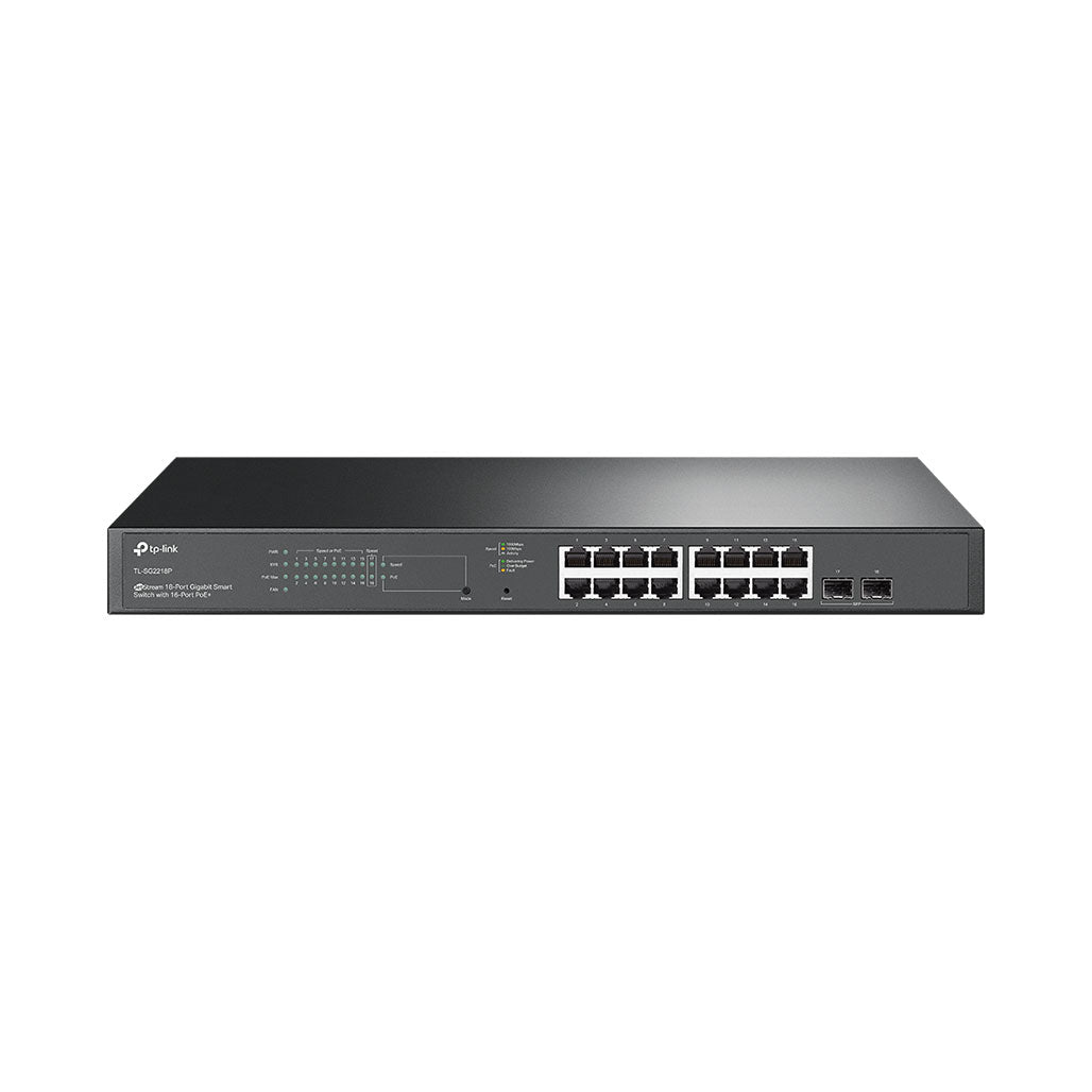 TP-Link TL-SG2218P JetStream 18-Port Switch with 16 PoE+ Ports