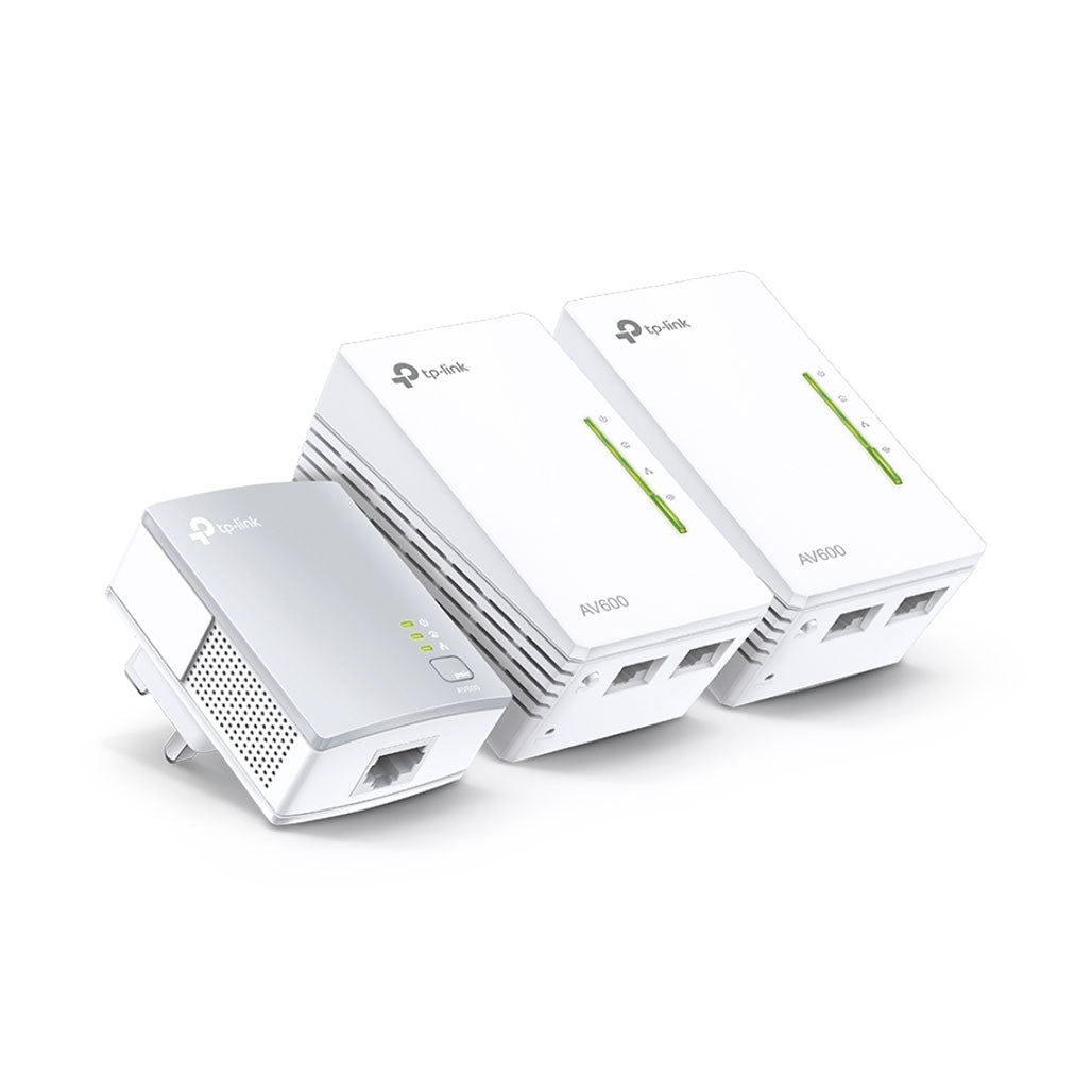 TP-Link TL-WPA4220 TKIT Powerline 600 Wi-Fi 3-Pack Kit