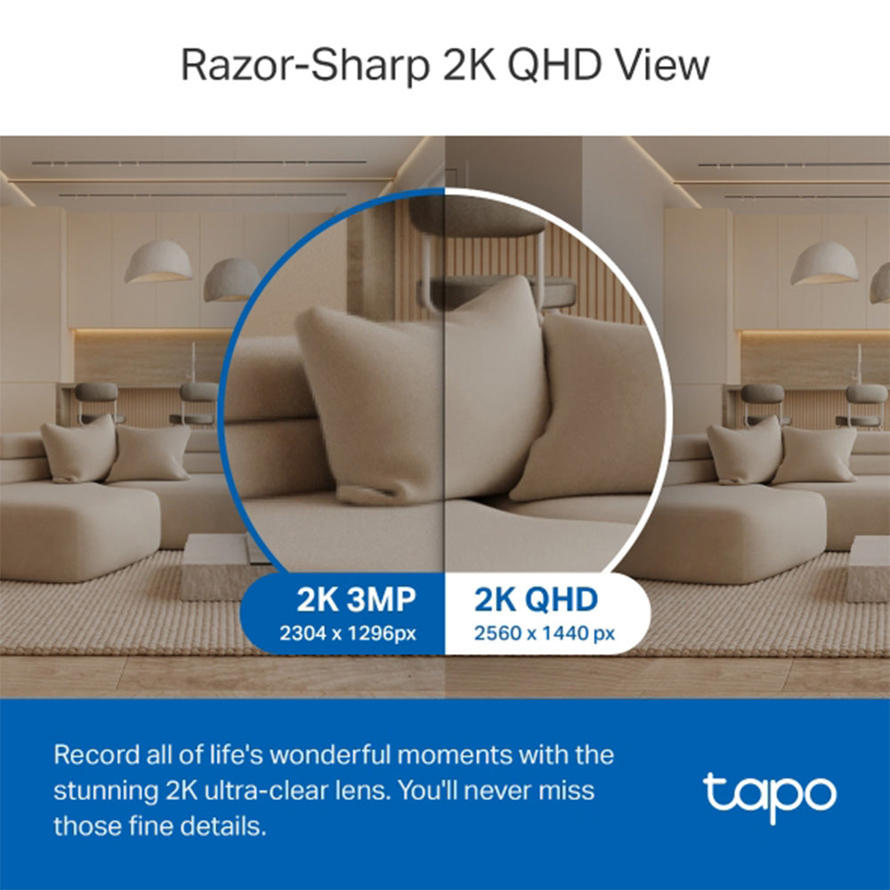 TP-Link Tapo C220 Pan/Tilt AI Home Security Wi-Fi Camera Tapo C220