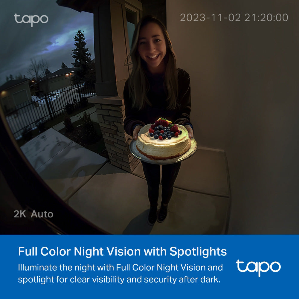 TP-Link Tapo Video Doorbell Camera Tapo D210