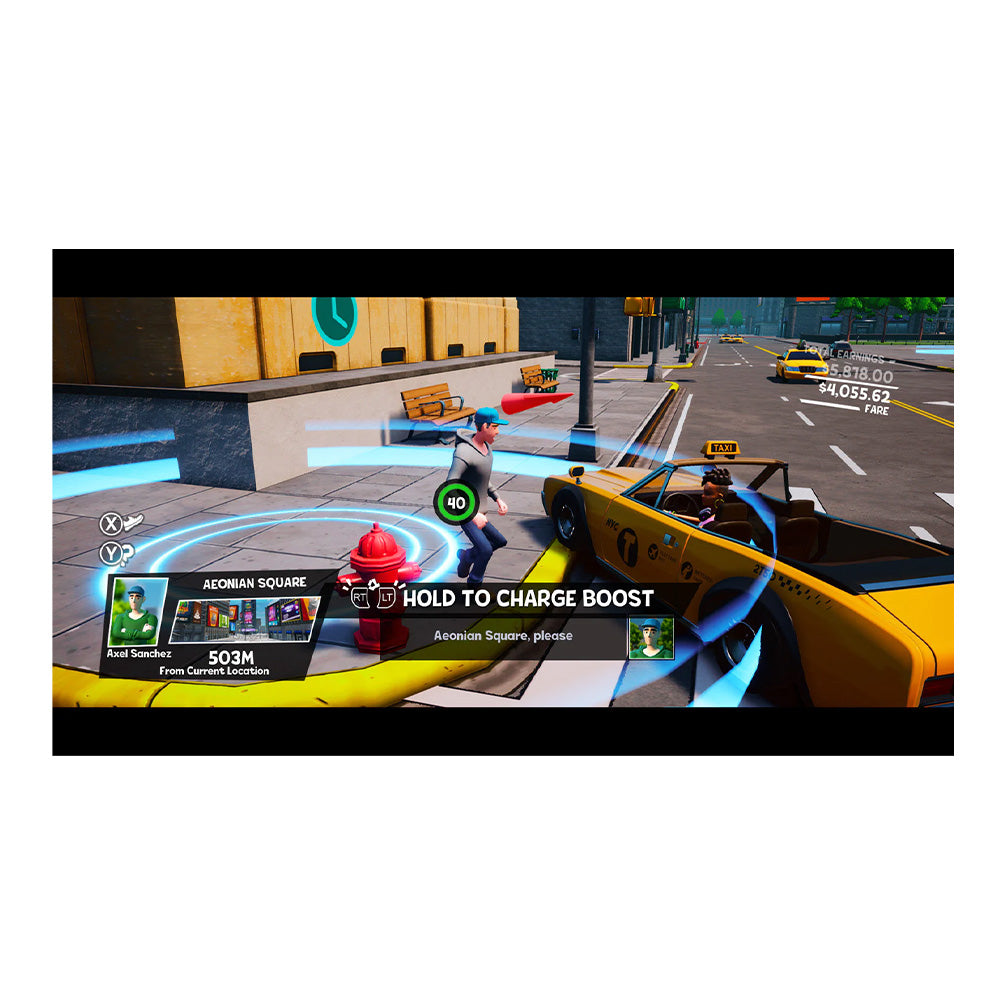 Nintendo Taxi Chaos Racing Wheel Bundle